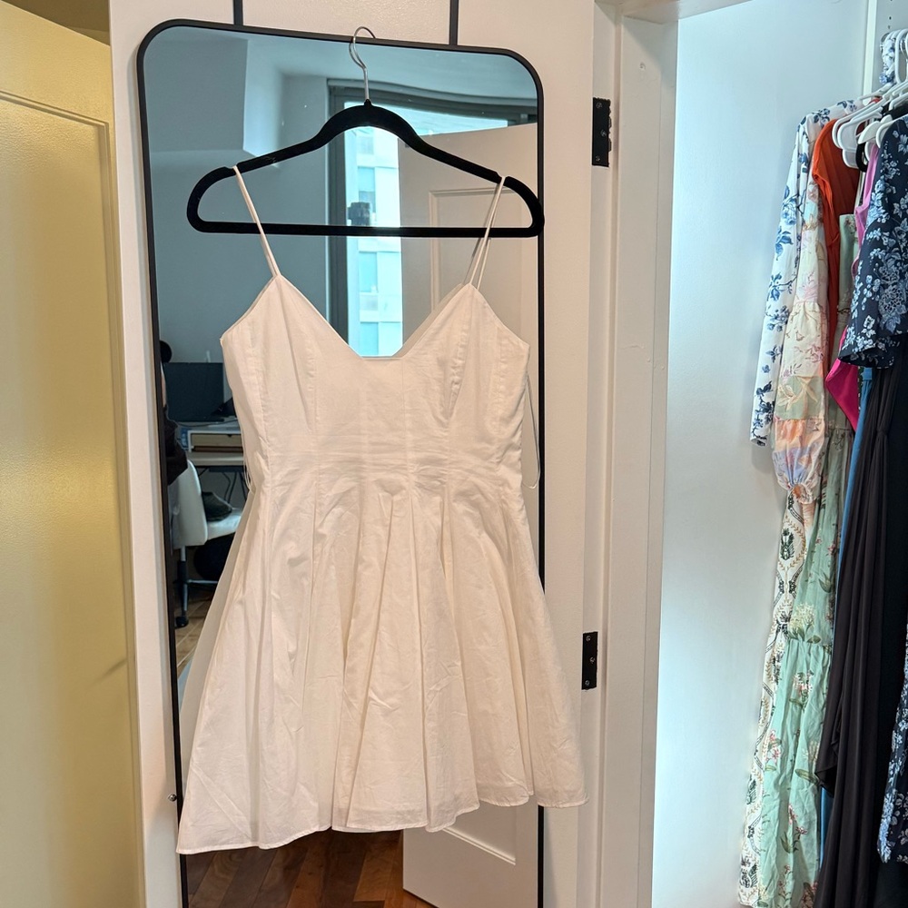 White Zara mini dress size M